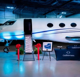 Gulfstream G600 bei der Übergabe des ersten Exemplares.