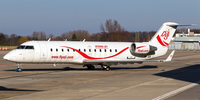 ... hier Anfang 2019 in Maastricht, jetzt mit Bemalung und Kennzeichen von  Afghan Jet International. Anfang ...