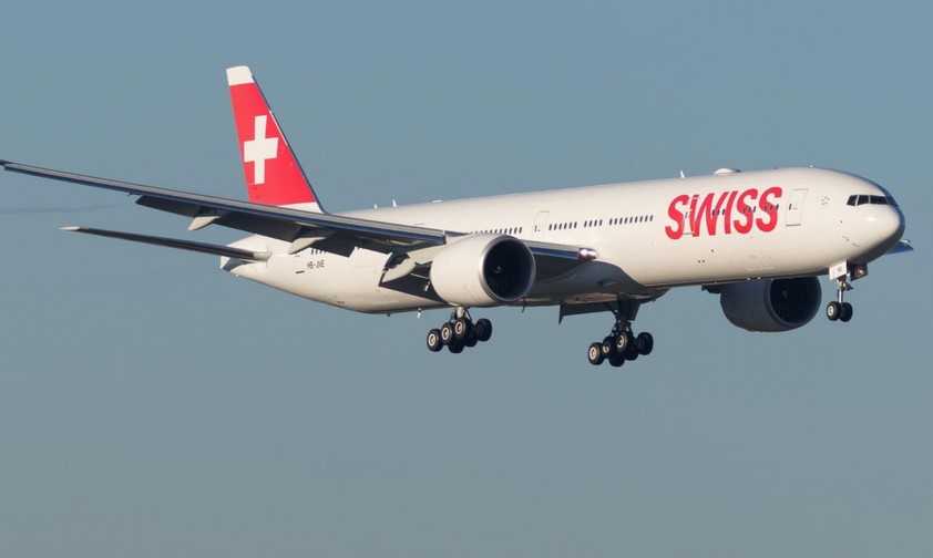 Boeing 777 von Swiss: AN Bord eines solchen Flugzeug ereignete sich der Vorfall.