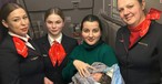 Baby an Bord: Auf dem Flug war es soweit.