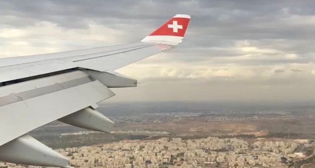 Anflug auf Tel Aviv mit Airbus A330 von Swiss: Vorerst nicht mehr möglich.