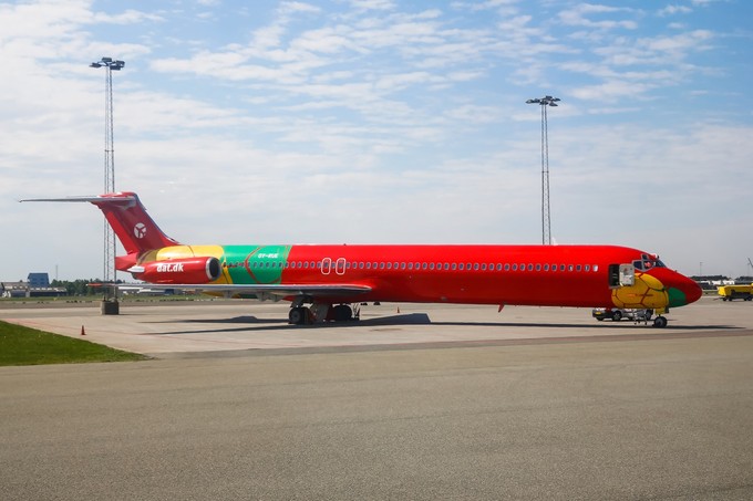 Heute fliegen noch rund 150 Jets der MD-80-Reihe. Am häufigsten anzutreffen sind MD-83, wie dieses Exemplar von DAT Danish Air Transport.