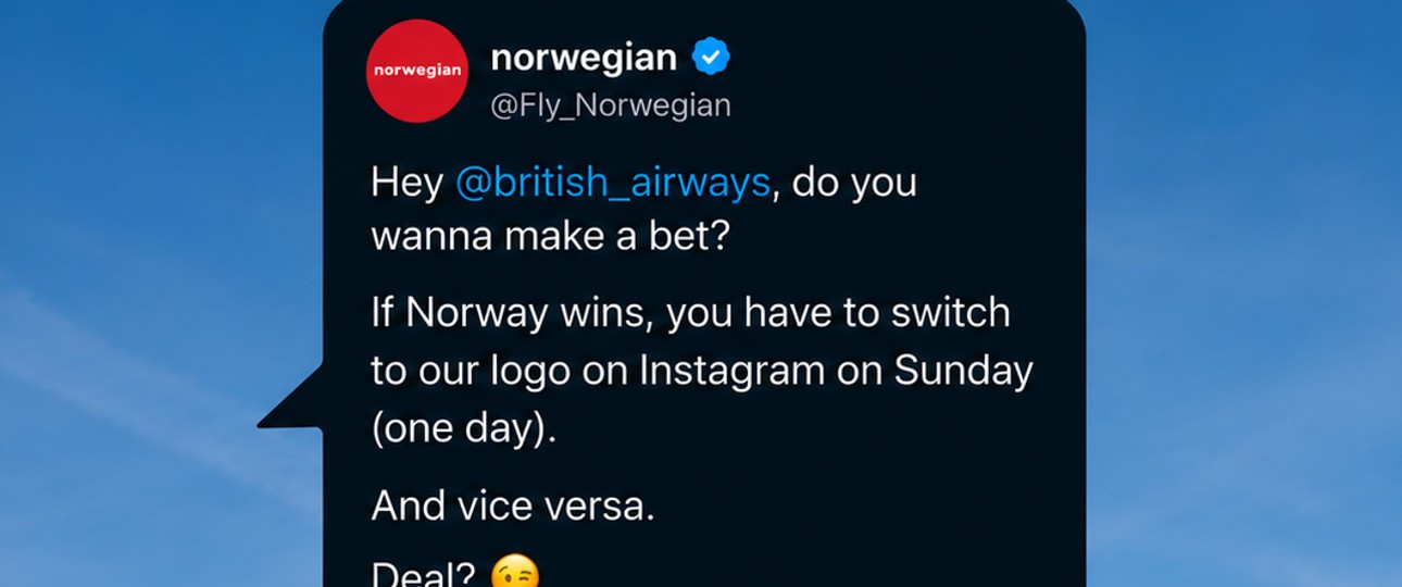 Die Wette von Norwegian und British Airways: Top, die Wette gilt.