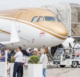 EBACE in Genf: Große und kleine Businessjets.
