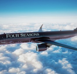 Visualisierung des Four-Seasons-Fliegers: So soll der Airbus A321LR aussehen.