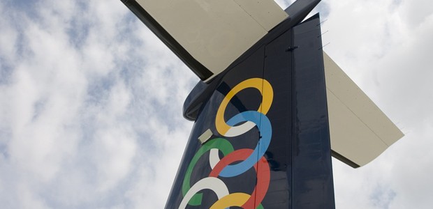 Heckflosse von Olympic Air: nicht mehr in Thessaloniki.