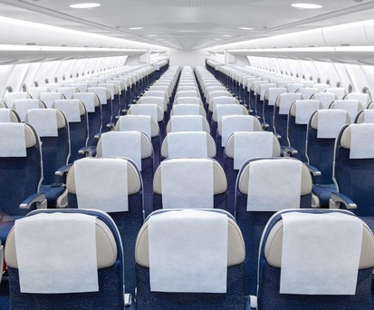 Kabine eines Airbus-Fliegers: Die Reisenden sollen ohne Angst einsteigen.