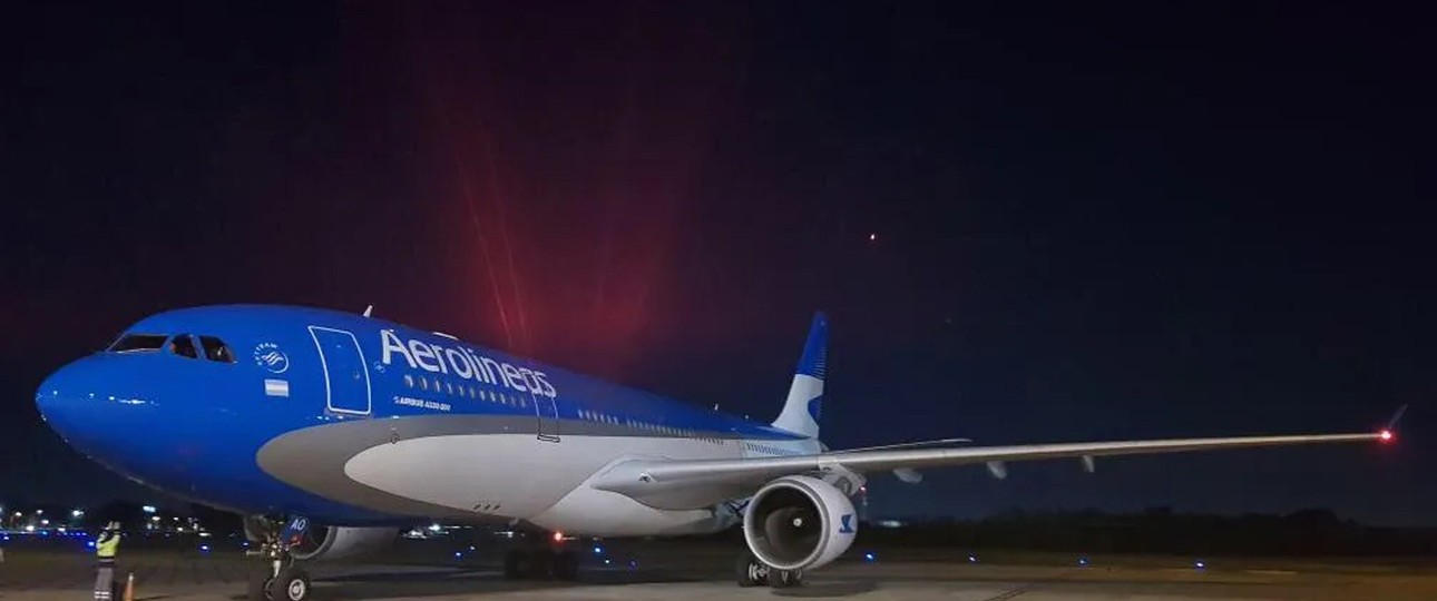 Airbus A330 von Aerolineas Argentinas: Geriet in schwere Turbulenzen.