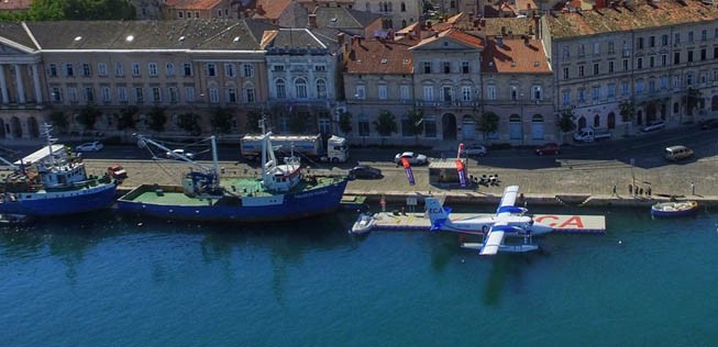 Die Fluggesellschaft verband 15 Ziele miteinander, wie etwa die kroatische Stadt Pula.