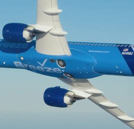 breeze airways airbus a220 300