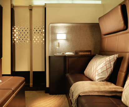 Die Drei-Zimmer-Suite kostet 19'000 Franken auf der Strecke von London nach Abu Dhabi. Einfach.