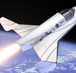 Mit einer solchen Rakete könnten schon bald die erste Flüge stattfinden.
