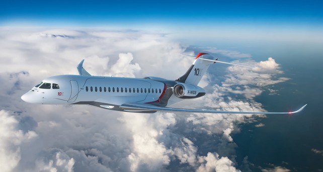 Dassaults neuster Businessjet: Mit der Falcon 10X hat der Flugzeugbauer ein neues Flaggschiff.