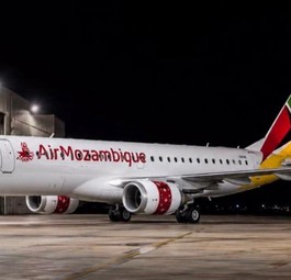 Embraer E190 mit Schriftzug Air Mozambique: neuer Name für LAM.
