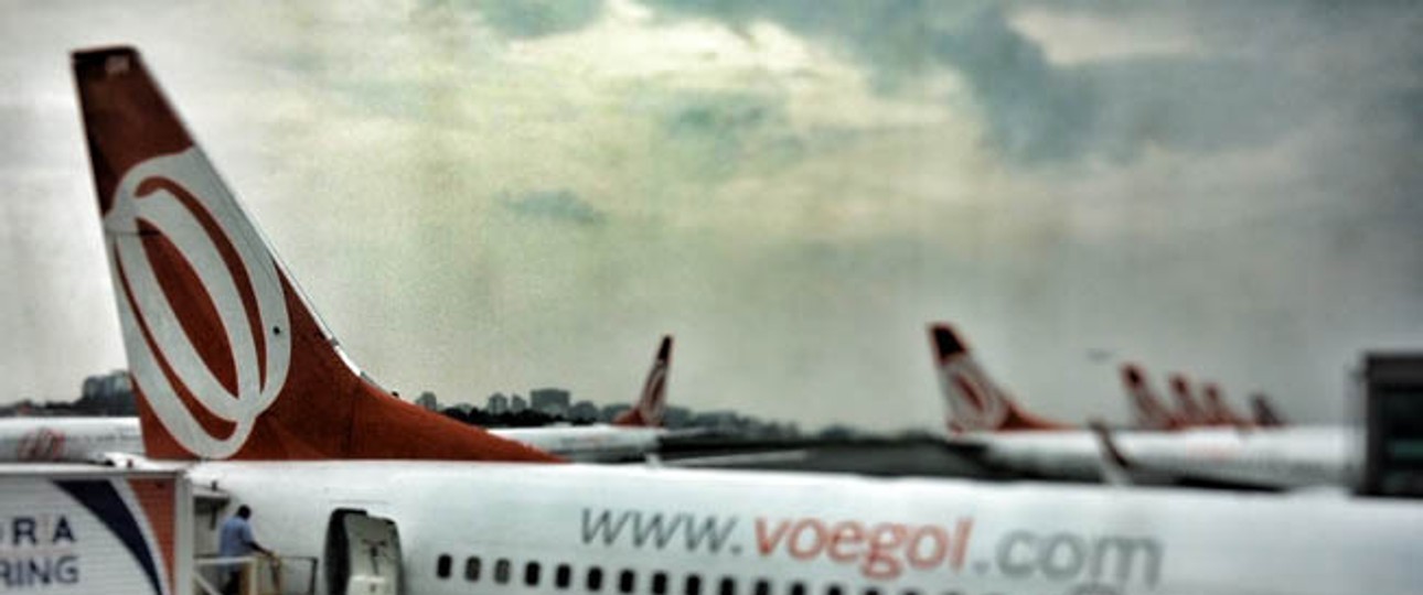 Boeing 737 von Gol in São Paulo Congonhas: Die Airline fliegt 2016 deutlich weniger.
