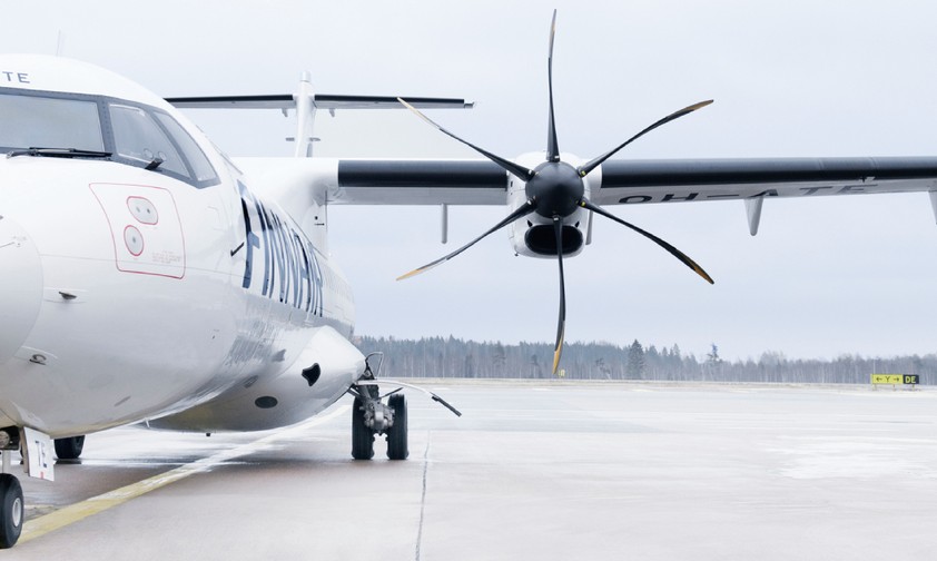 ATR 72: Tochter Nordic Regional Airlines fliegt damit kurze Strecken für Finnair.
