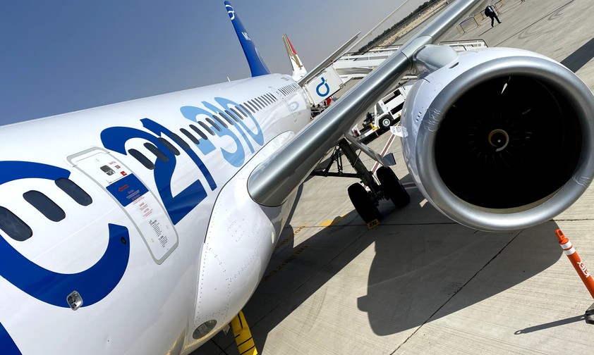 MS-21-300 (hier bei der Dubai Airshow 2021): Wird der Flieger noch ein Erfolg?