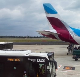 Eurowings-Jet in Düsseldorf: Neue Route ab Dezember.