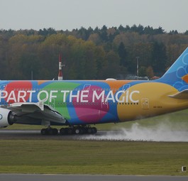 Flug EK59 von Dubai nach Hamburg wurde am 31. Oktober ertmals wieder mit einem Airbus A380 durchgeführt.
