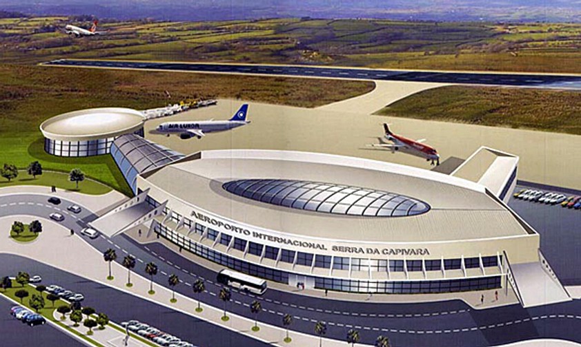 Der Flughafen Aeroporto Serra da Capivara im Modell: Dichtung und Wahrheit.