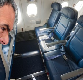 Aggressionen im Flieger: Keine gute Idee.