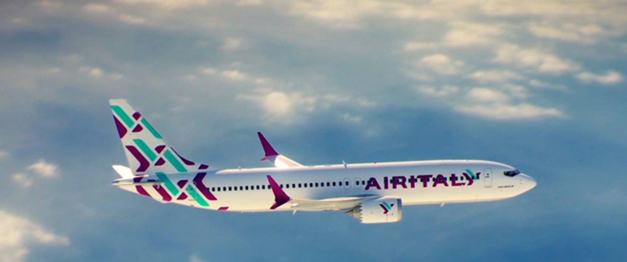 Boeing 737 Max 8 im Design von Air Italy: So soll der Flieger aussehen.