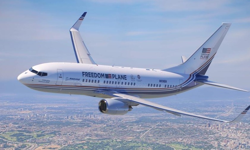 Das «Freedom Plane»: Befördert wertvolle Fracht.