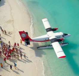 De Havilland DHC-6 Sea Otter auf den Malediven: Isla Air Express plant einen Wasserflugzeug-Betrieb zwischen Mallorca, Ibiza und Menorca.