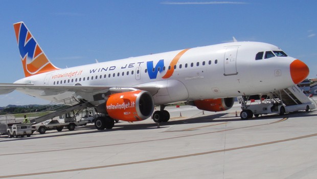 Airbus A319 von Wind Jet: Gehen zurück an die Leasingfirmen.