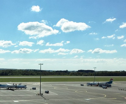 Vorfeld des Flughafens Luxemburg: Der Airport will wachsen.
