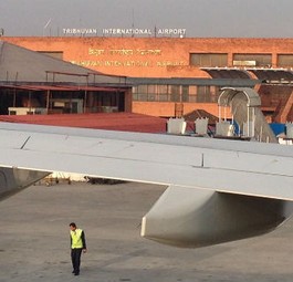 Tribhuvan International Airport in Kathmandu: Keine reibungslose Kommunikation.