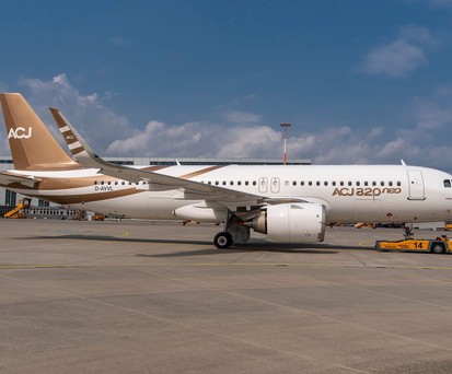 Der erste ACJ320 Neo: So sieht er aus.