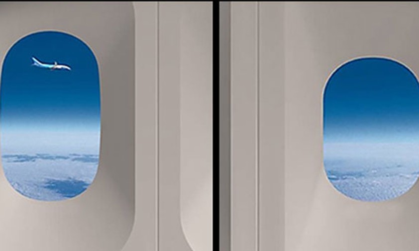 Für schöneres Licht werden mit Sicherheit auch die grösseren Fenster sorgen: sie sind acht Zentimeter höher als bei anderen Flugzeugen.