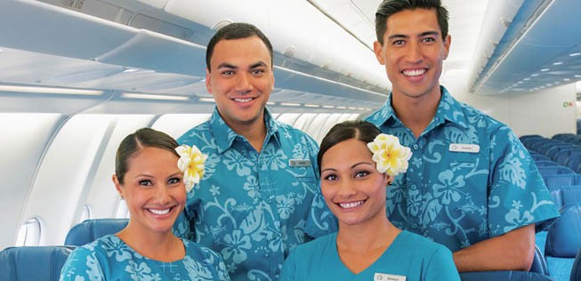 Crew von Hawaiian Airlines: Fliegen Sie bald im Airbus A380?