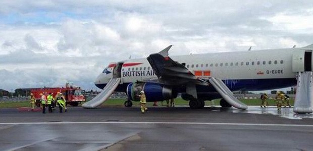 Betroffener A319 von British Airways: Aus Versehen los geschickt