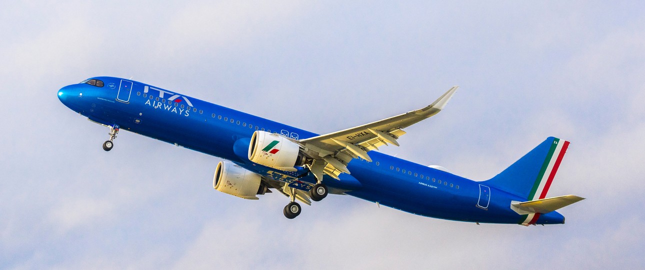 Ein Airbus A321 Neo von ITA: Die Airline erhielt solch einen Flieger am 8. Januar.