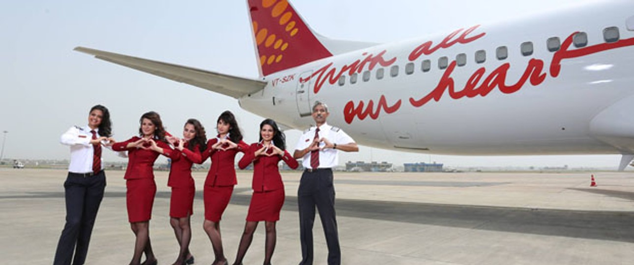 Mitarbeiter von Spicejet: Wieder rosigere Zukunft.