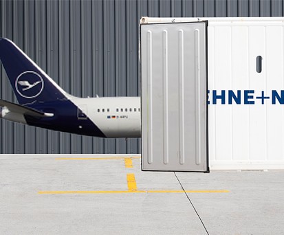 Flieger von Lufthansa, Container von Kühne + Nagel: Gemeinsame strategische Optionen.