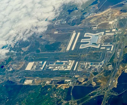 Der Flughafen Istanbul aus der Luft: Bald Europas größtes Drehkreuz.
