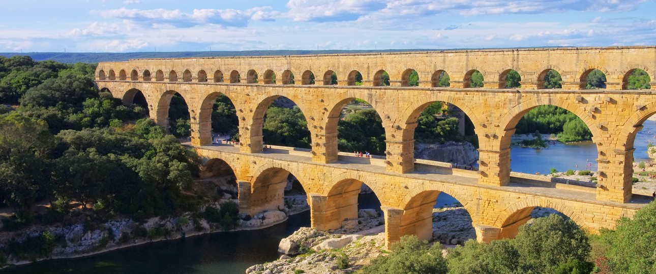 Aquaedukt in Nimes: Die Stadt erhält Regionalflüge.