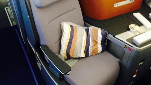 Die Business Class: Im direkten Vergleich ist sie deutlich komfortabler, aber eben auch deutlich teurer.