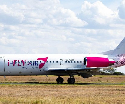 Fokker 70 von i-Fly Air: Schon die dritte Betreiberin in Kenia.