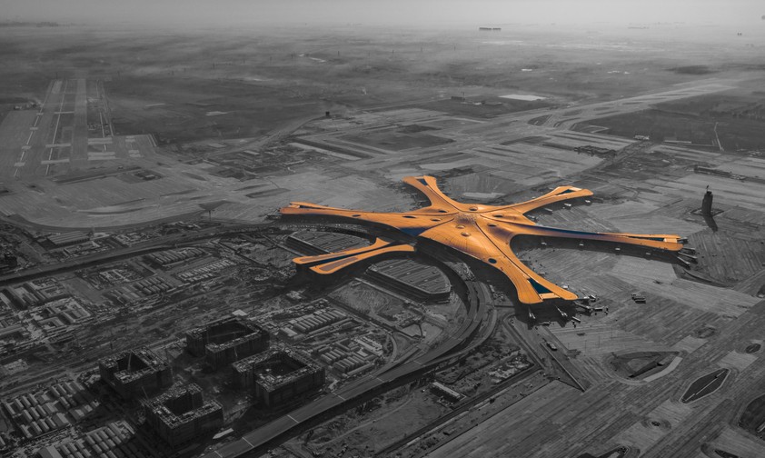 Die erste Airline am neuen Megaflughafen von Peking