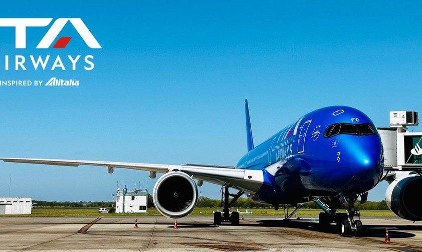 Einbindung: «ITA Airways, inspired by Alitalia».