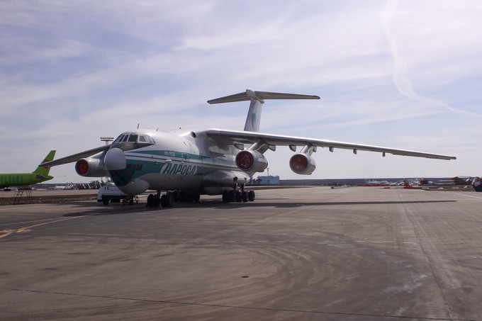 Altes Arbeitstier: Seit 1993 sammelte die Il-76 insgesamt 21000 Flugstunden bei Alrosa.