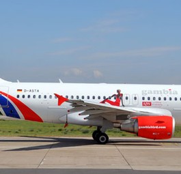 Airbus A319 von Gambia Bird: Die Maschinen heben nicht mehr ab.