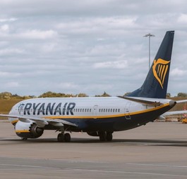 Boeing 737 von Ryanair: Probleme über Österreich.