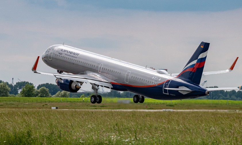 Airbus A321 Neo von Aeroflot: Gehört einem ausländischen Lessor.