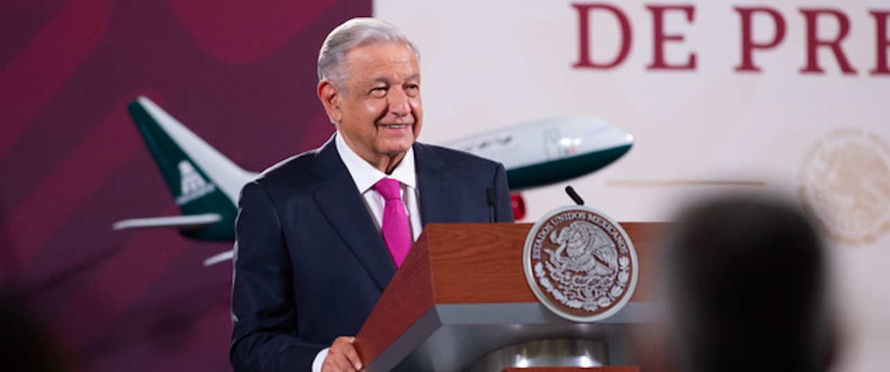 Präsident Andrés Manuel López Obrador: Immer mehr in Militärhand.