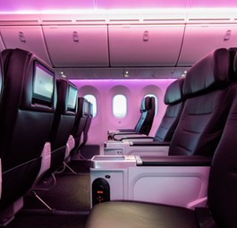Innenansicht von Air New Zealands neuem Dreamliner: Mehr Premium-Platz.